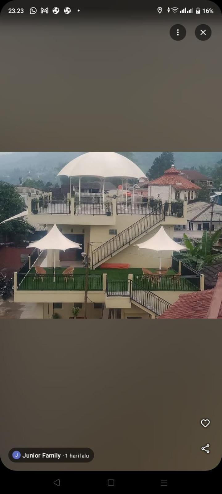 Villa Junior Family Cisarua Exterior foto
